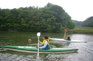 高原池とカヌー