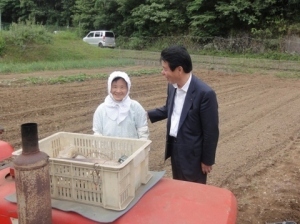 河股満寿子さんと