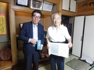 横山郷治さんと
