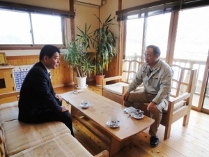 永井団長と面会