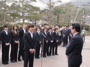 抱負を語る福元選手