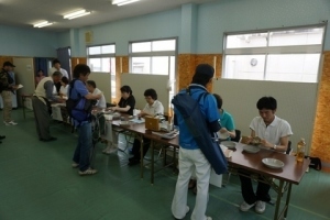 販売のようす