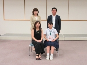 保田七海さんは全国中学生少林寺拳法大会に出場します
