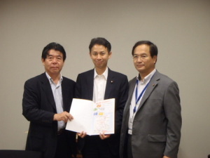 谷合正明議員へ要望