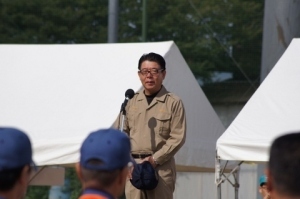 総合防災訓練あいさつ