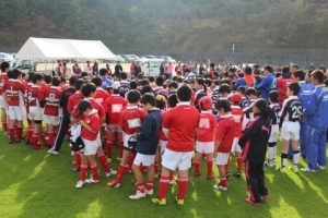 多くの小学生ラガーマンが集まりました