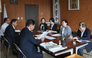 岡山外語学院 片山浩子理事長面会