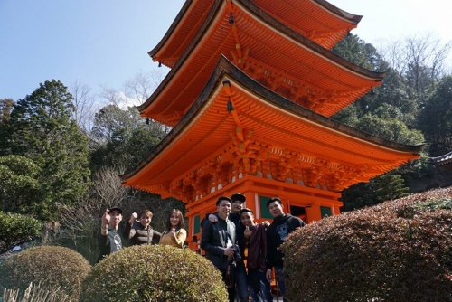 長福寺三重の塔写真