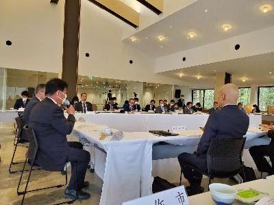 岡山県市長会の様子