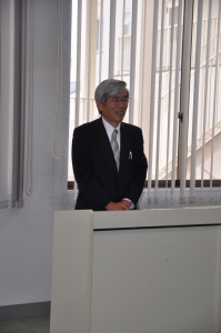 安部副市長退任式
