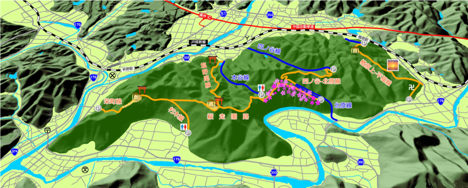 里山公園マップ