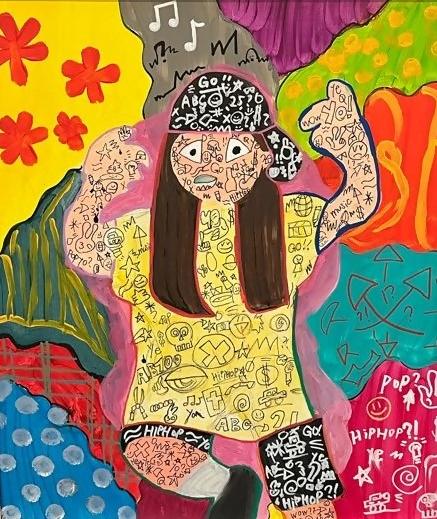 「HIPHOPを踊っている女の子」橋本 翠