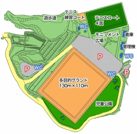 勝田総合運動公園マップ