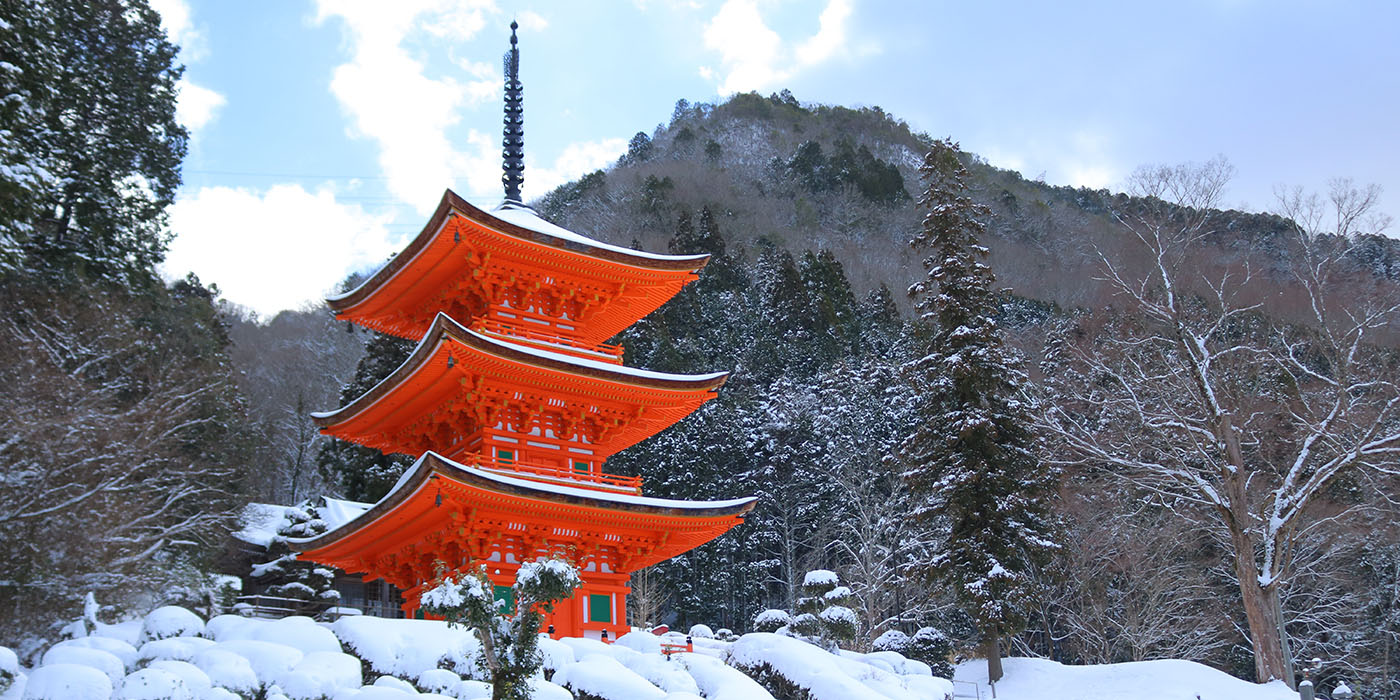 雪の長福寺